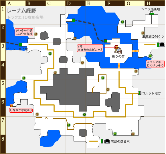 レーナム緑野のマップ