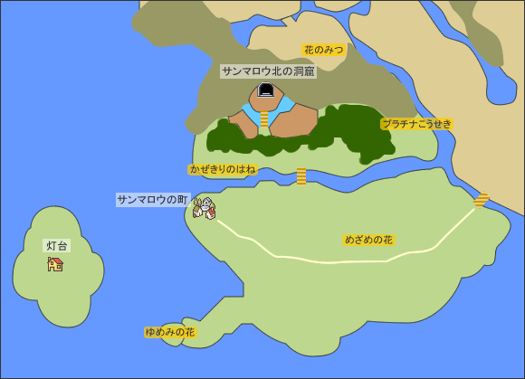 サンマロウ地方のマップ